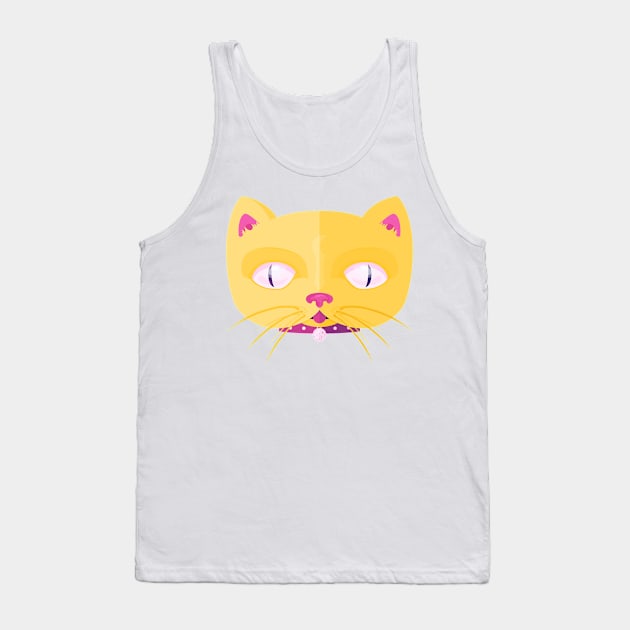 Silly Kitty Tank Top by BadOdds